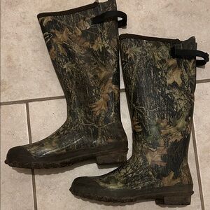 LaCrosse Camouflage Waterproof Rubber Boots - 13